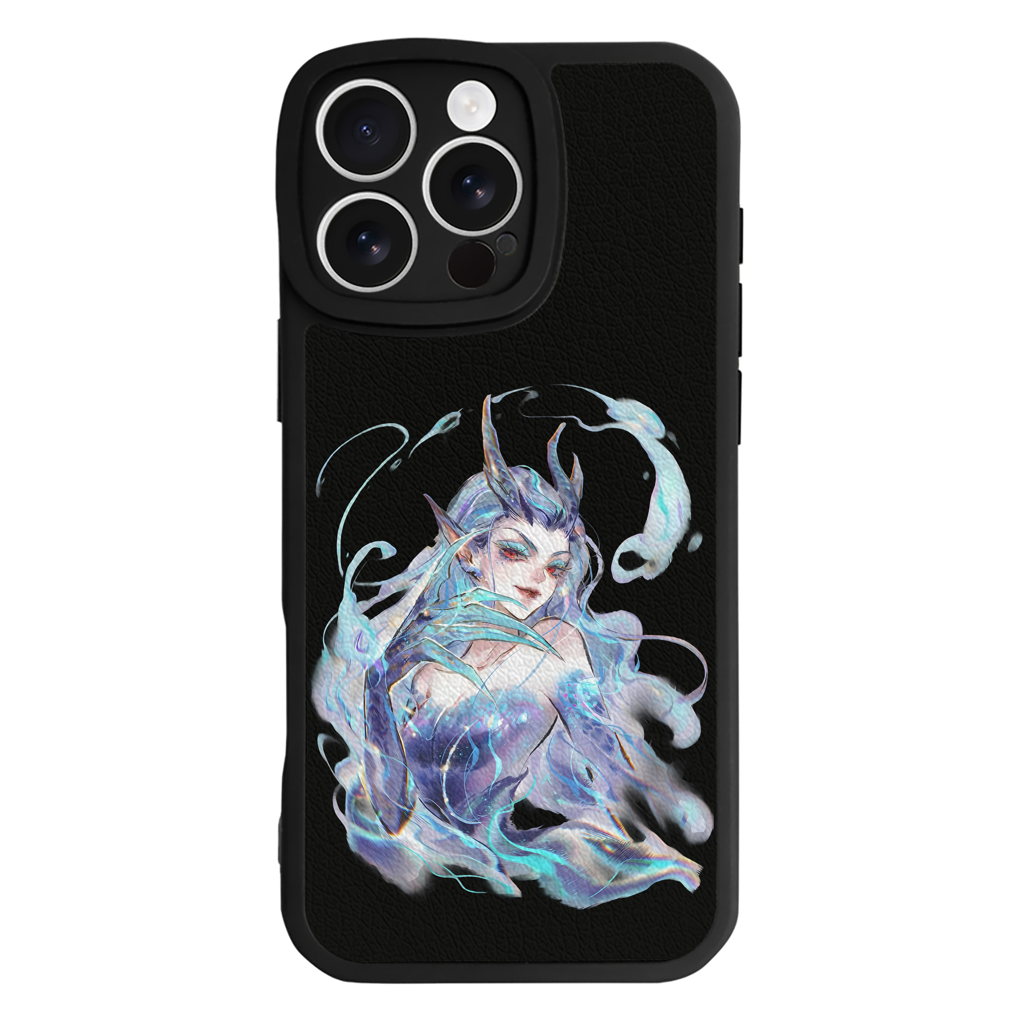 （画像用） Ne Zha 2 ナタ 魔童の大暴れ 【iPhone 16シリーズ対応】シリコンスマホケース（レザー調） 材質：シリコン
